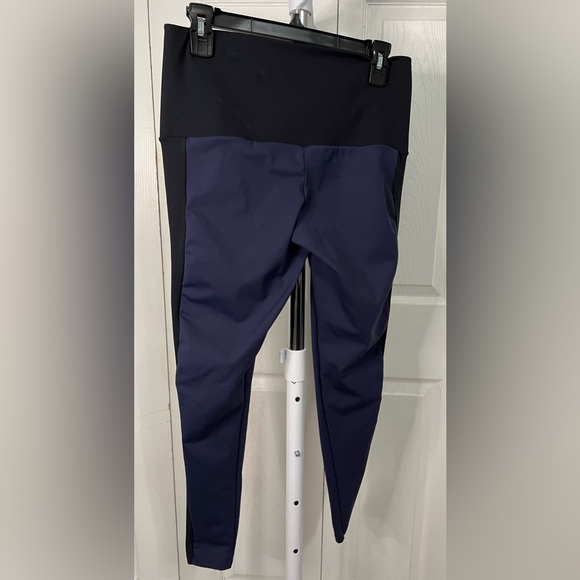 Squeem Rio Active Leggings XL Compression Shape wear Blue Black - Picture 3 of 5